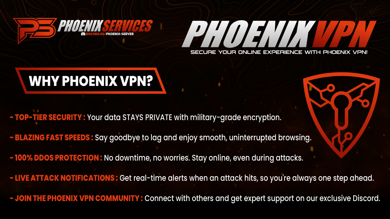 Phoenix Private VPN - 1 Month